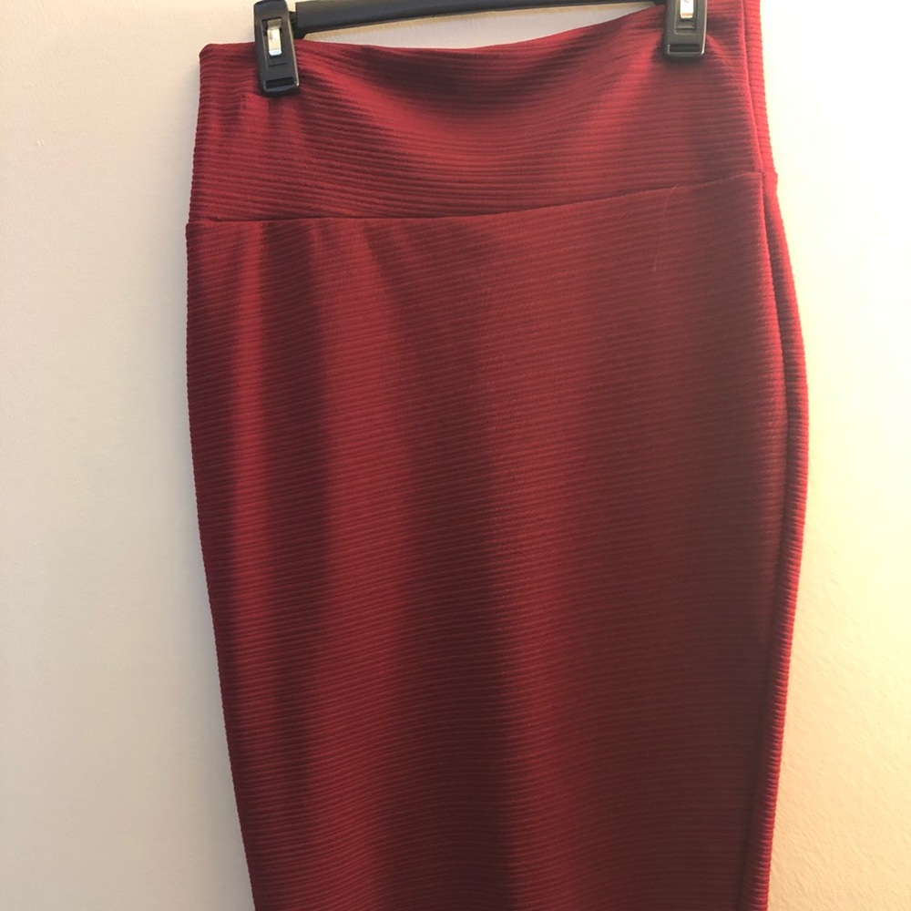 Red Bodycon Skirt